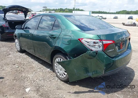 2014 Toyota Corolla Le z USA, uszkodzony, nr VIN 2T1BURHE9EC142426